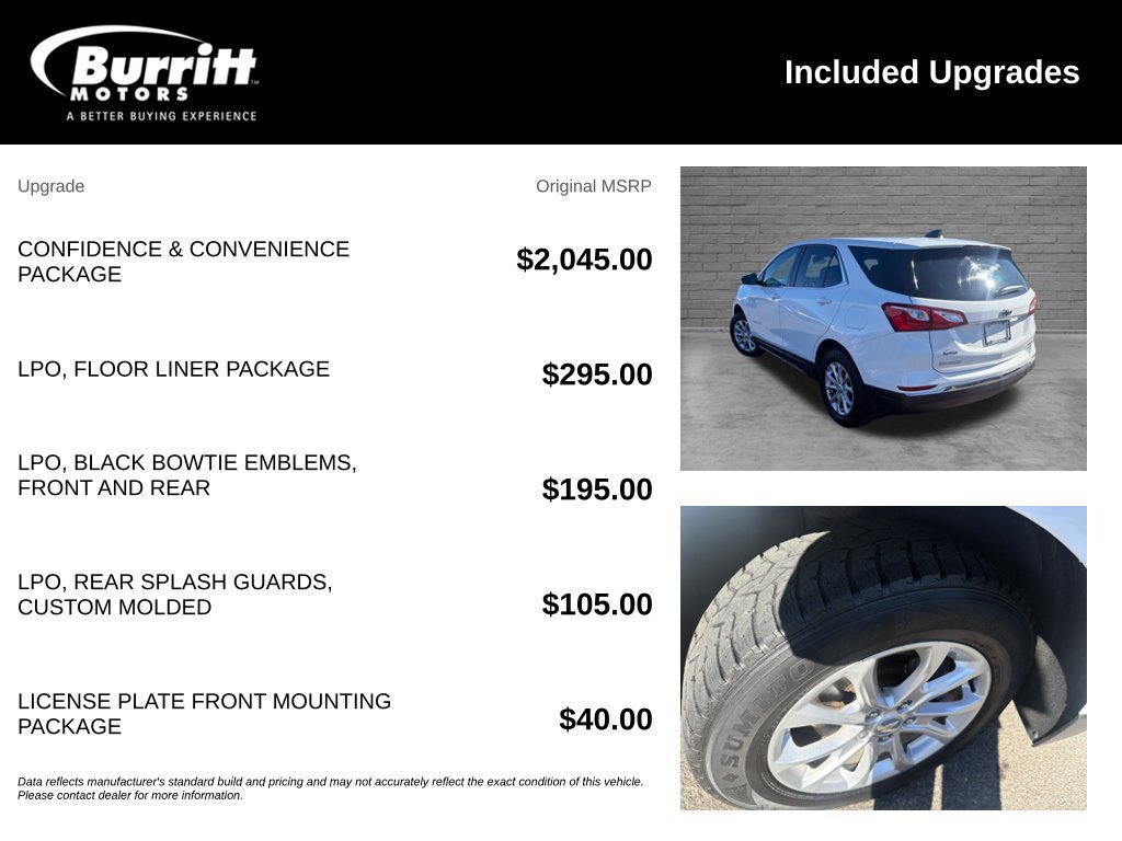 Used 2020 Chevrolet Equinox LT AWD/4WD image 3