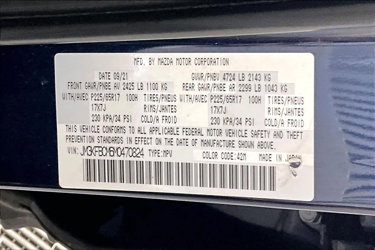 Used 2021 MAZDA CX-5 Touring AWD/4WD image 36