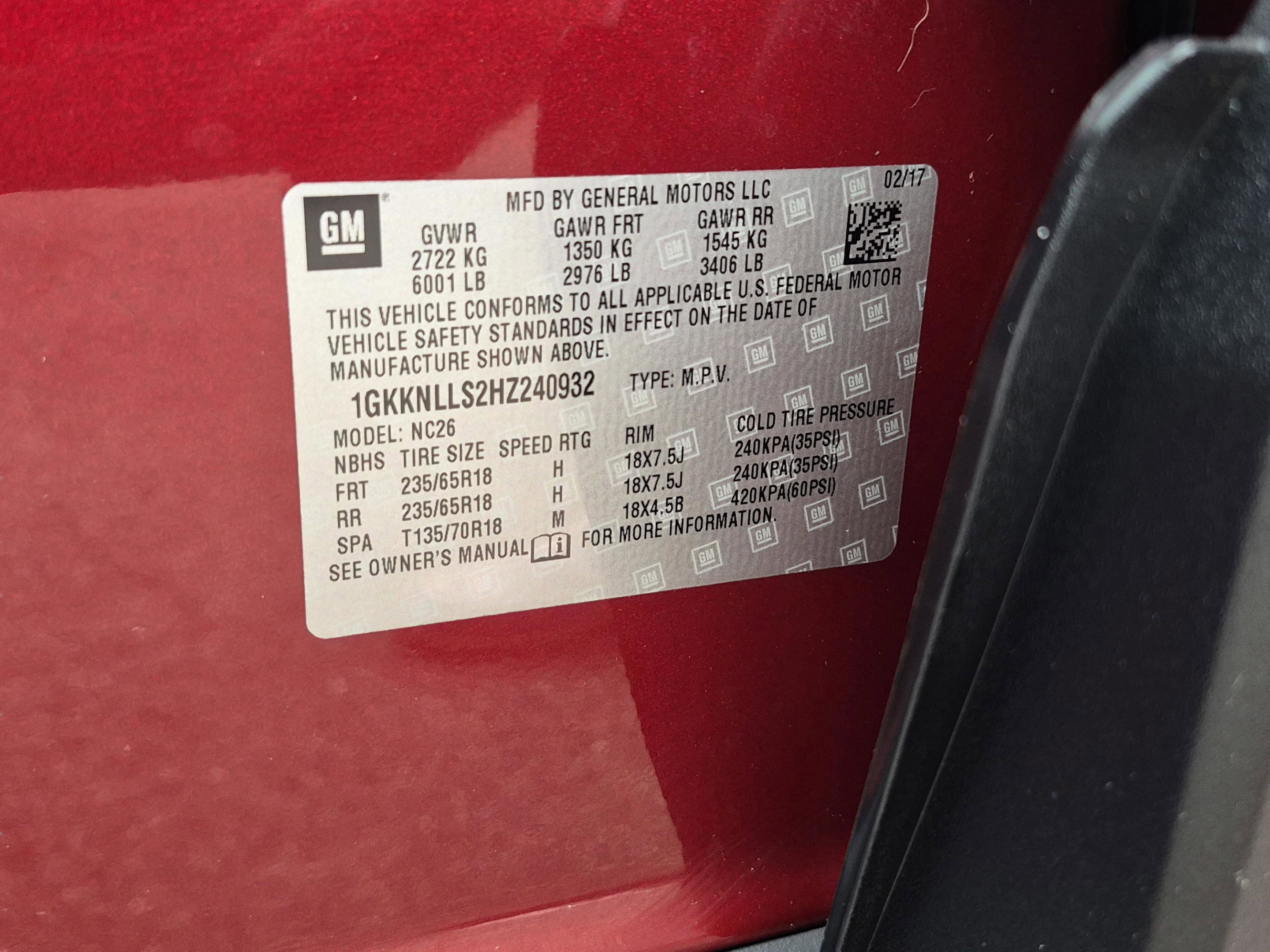 Used 2017 GMC Acadia SLE w/ Driver Alert Package I FWD image 37
