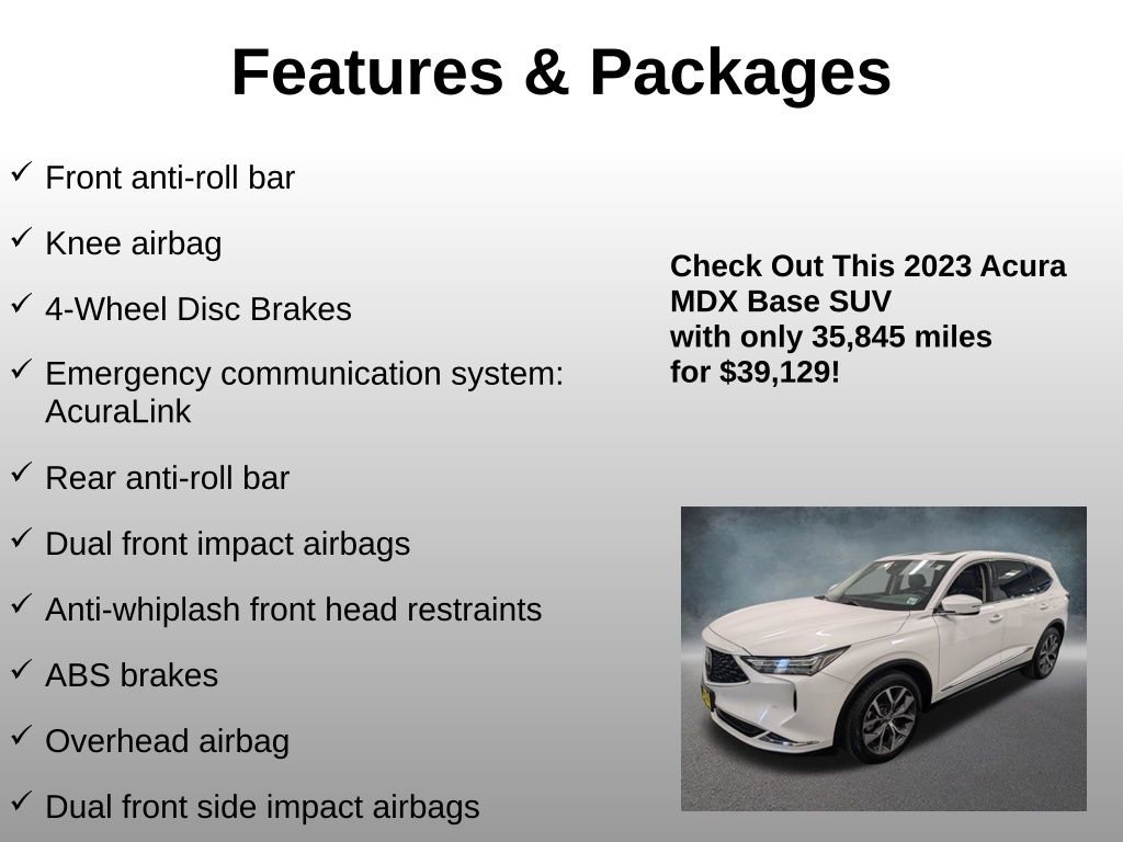 Used 2023 Acura MDX SH-AWD w/ Technology Package image 20