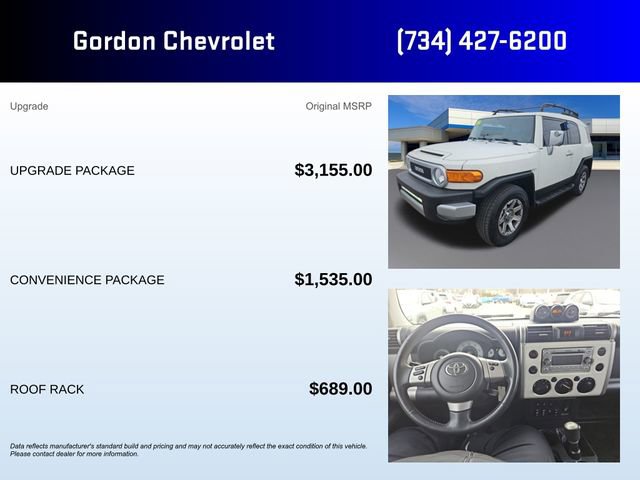 Used 2014 Toyota FJ Cruiser 4WD w/ Upgrade Package image 5