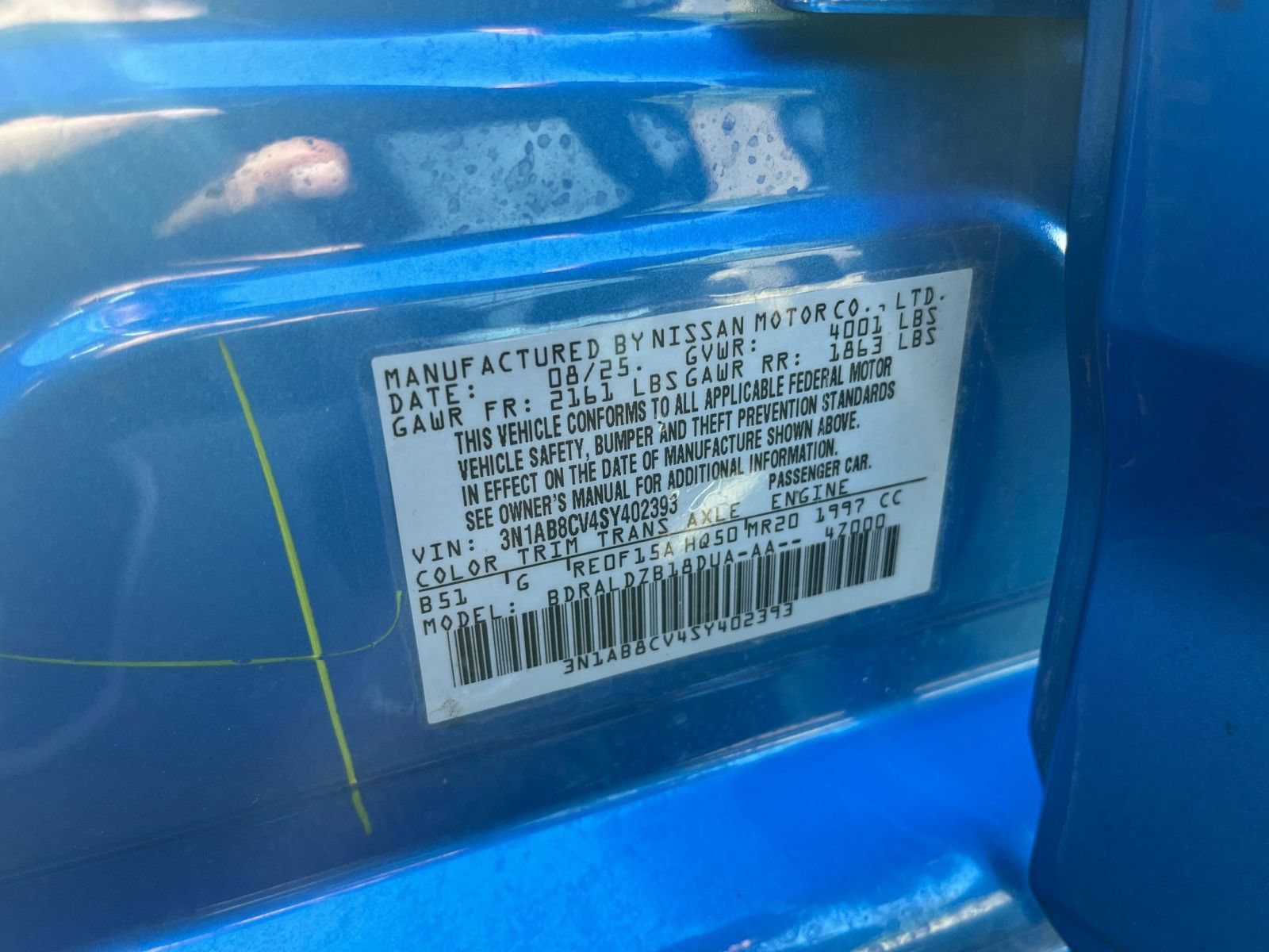 Used 2025 Nissan Sentra SV FWD image 23