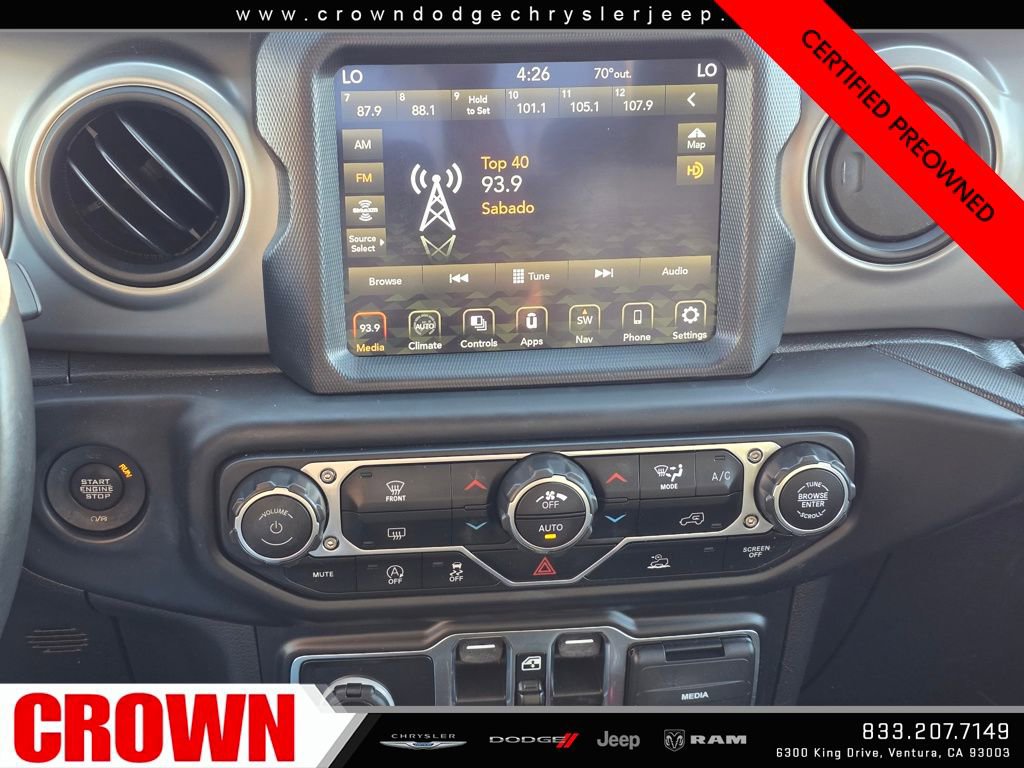 Certified 2021 Jeep Gladiator Willys image 28