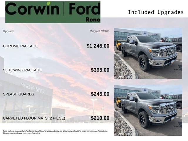 Used 2019 Nissan Titan SL w/ Chrome Package image 3