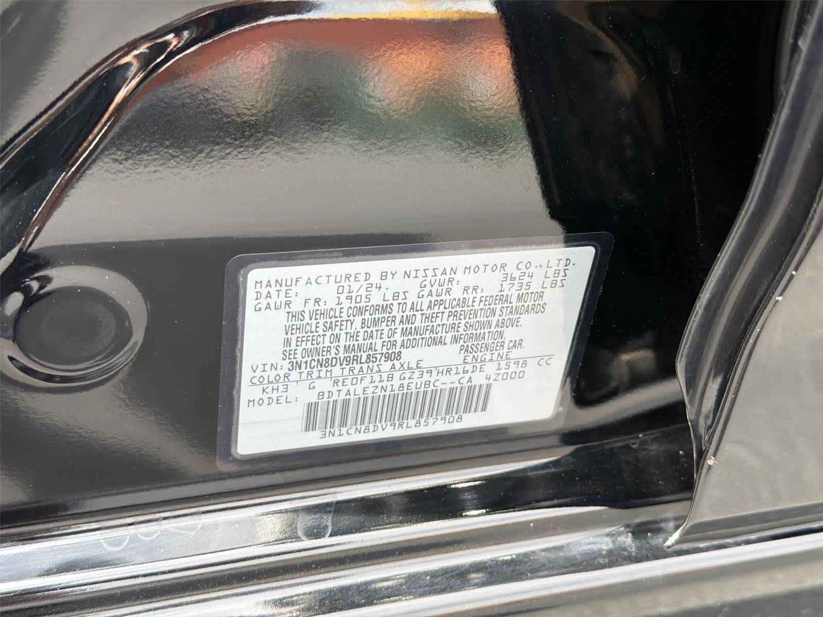 Used 2024 Nissan Versa S w/ S Plus Package FWD image 24
