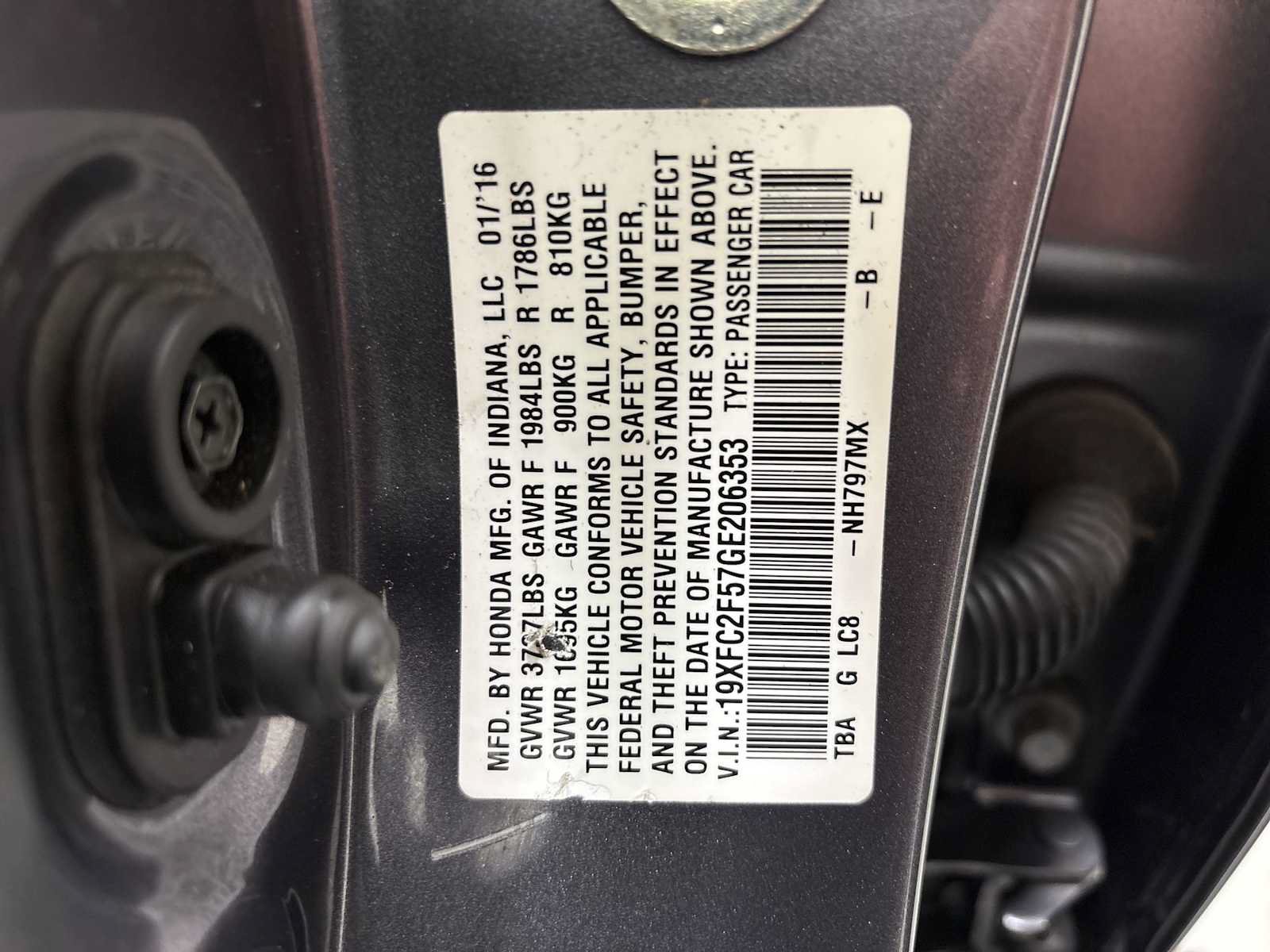 Used 2016 Honda Civic LX image 11