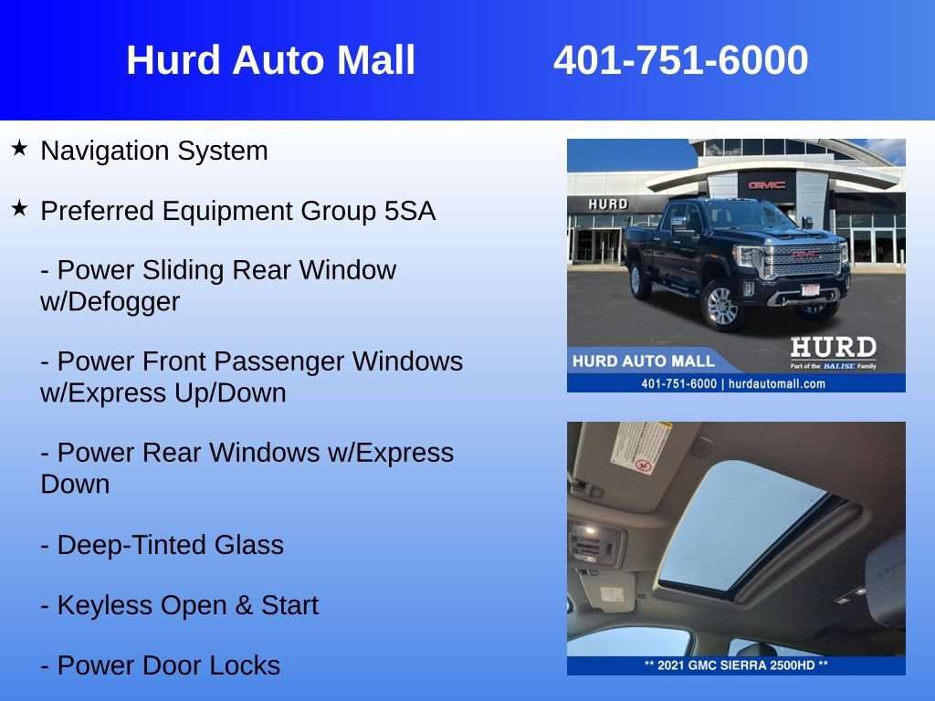 Used 2021 GMC Sierra 2500 Denali w/ Denali Ultimate Package AWD/4WD image 6