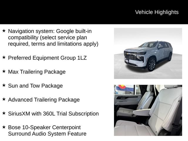 Certified 2026 Chevrolet Tahoe Premier w/ Sun And Tow Package AWD/4WD image 7