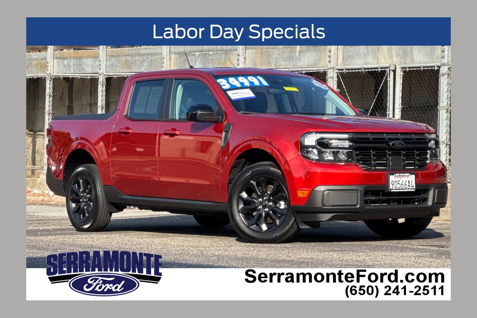 Certified 2024 Ford Maverick Lariat w/ Black Appearance Package