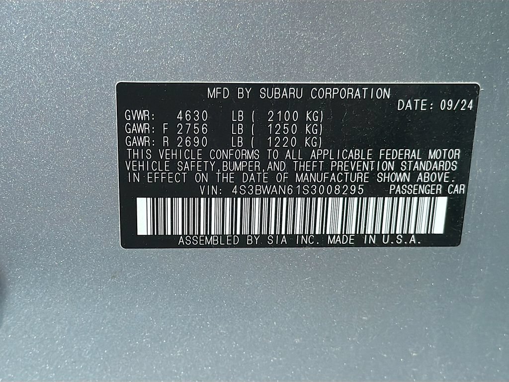 Used 2025 Subaru Legacy Limited AWD/4WD image 35