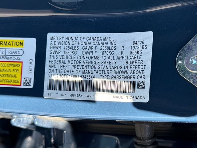 Certified 2026 Honda Civic Sport Touring image 17