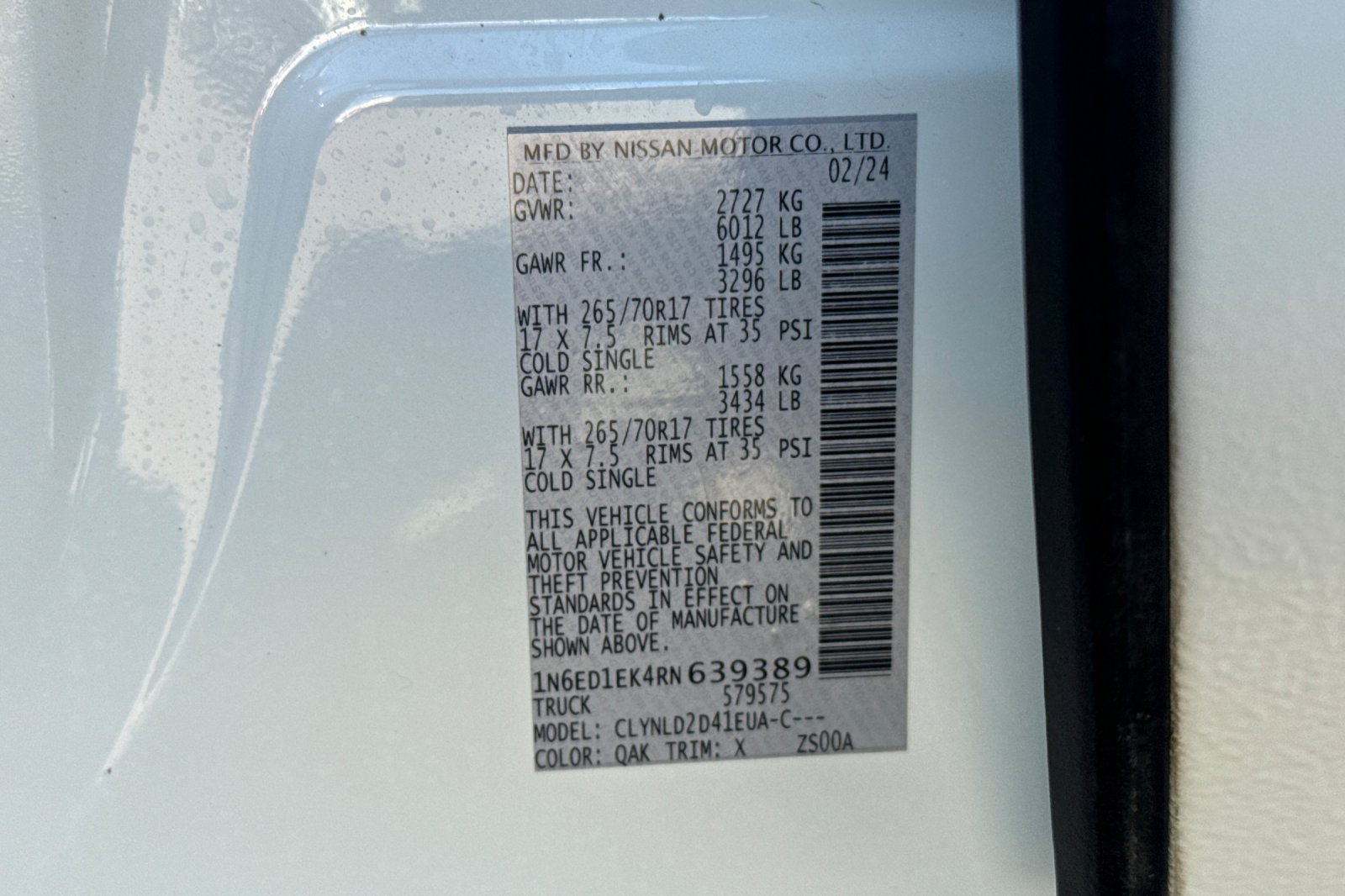 Certified 2024 Nissan Frontier PRO-4X w/ Pro Convenience Package AWD/4WD image 36