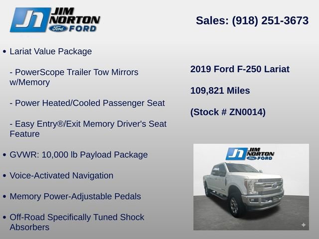 Used 2019 Ford F250 Lariat w/ Chrome Package image 16