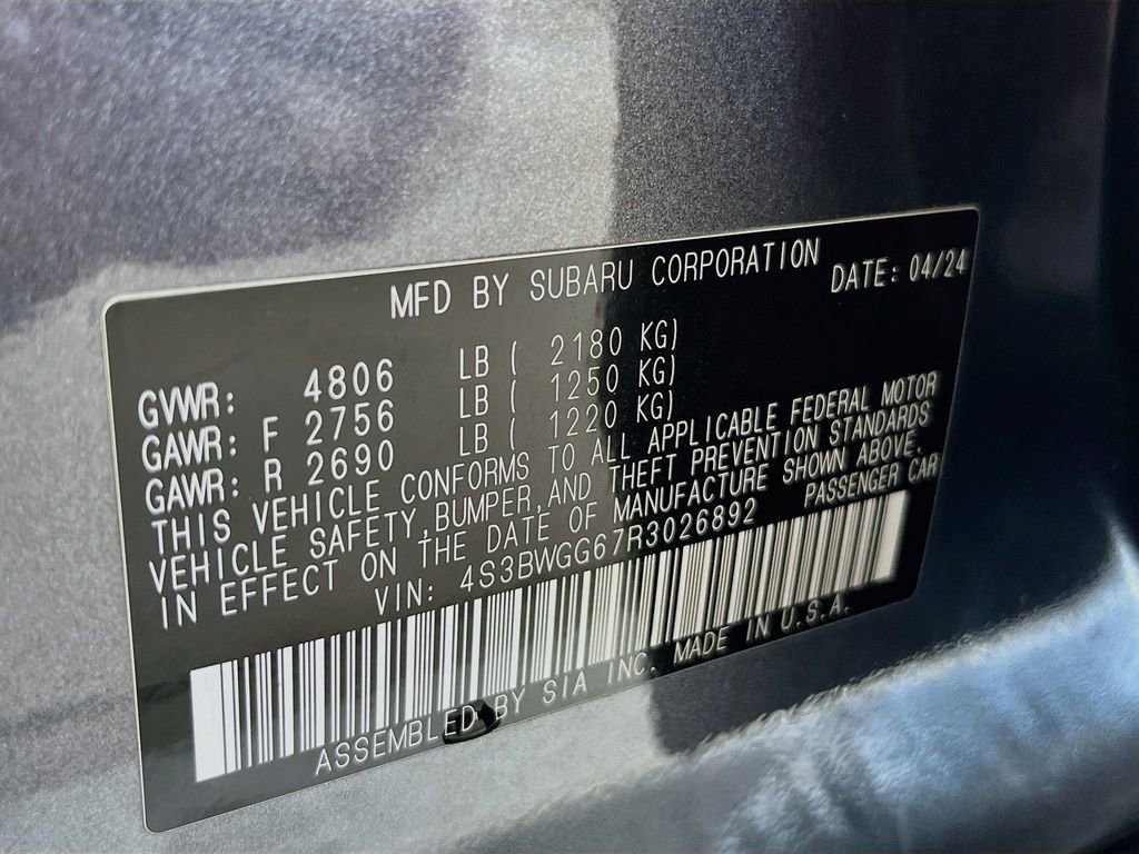 Used 2024 Subaru Legacy Sport AWD/4WD image 35