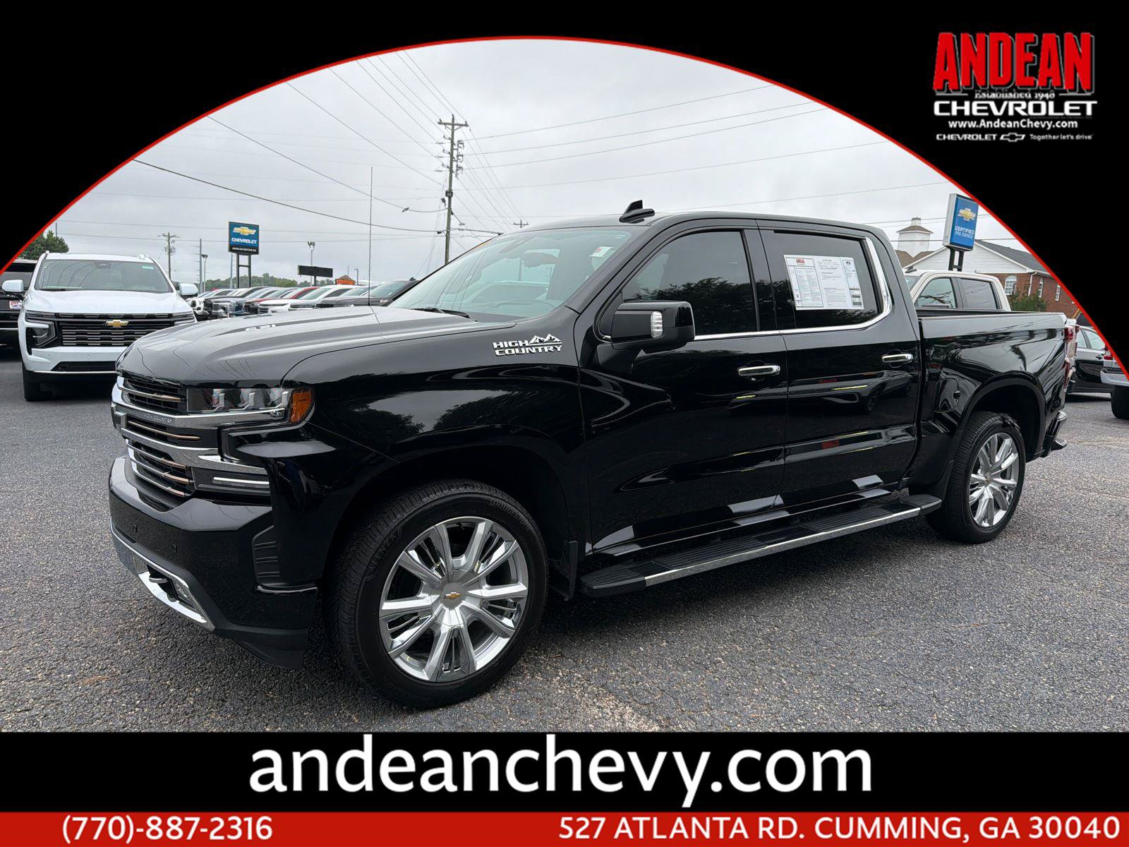 Used 2020 Chevrolet Silverado 1500 High Country w/ Technology Package AWD/4WD image 1