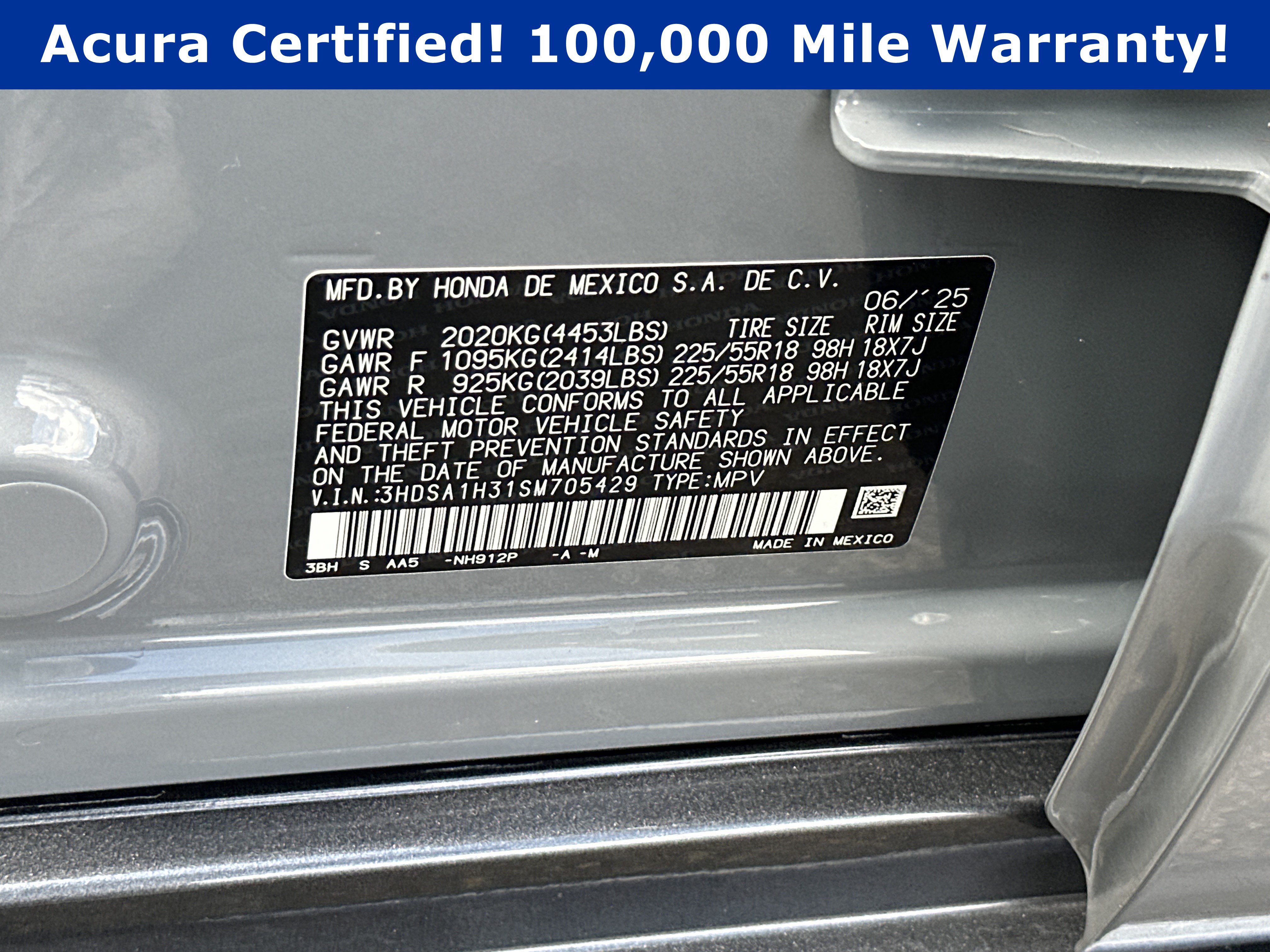 Certified 2025 Acura ADX FWD image 37