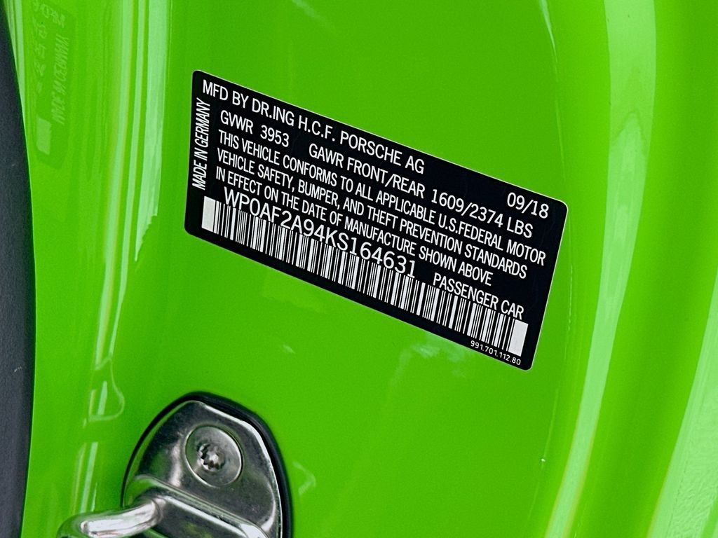 Certified 2019 Porsche 911 GT3 RS RWD image 31