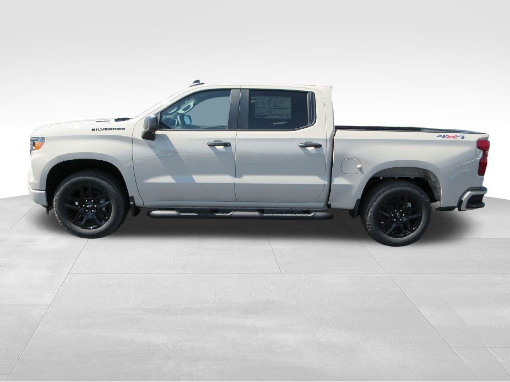 New 2026 Chevrolet Silverado 1500 Custom w/ Turbomax Blackout Package AWD/4WD image 3