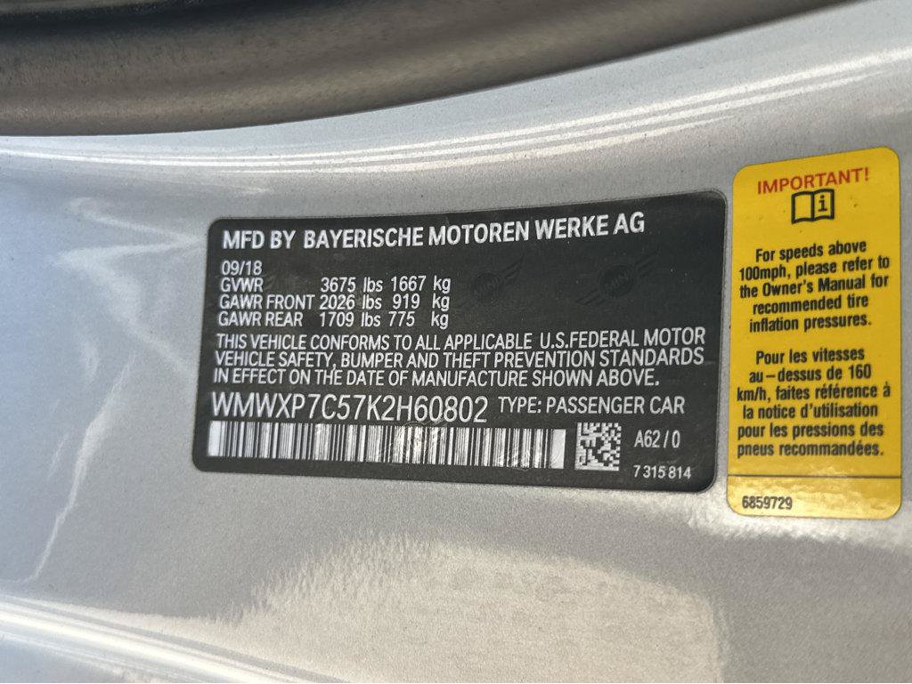 Used 2019 MINI Cooper S w/ Storage Package FWD image 42