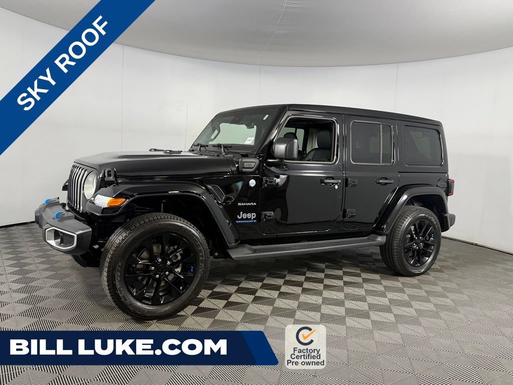 Certified 2023 Jeep Wrangler Unlimited Sahara w/ Safety Group AWD/4WD image 1