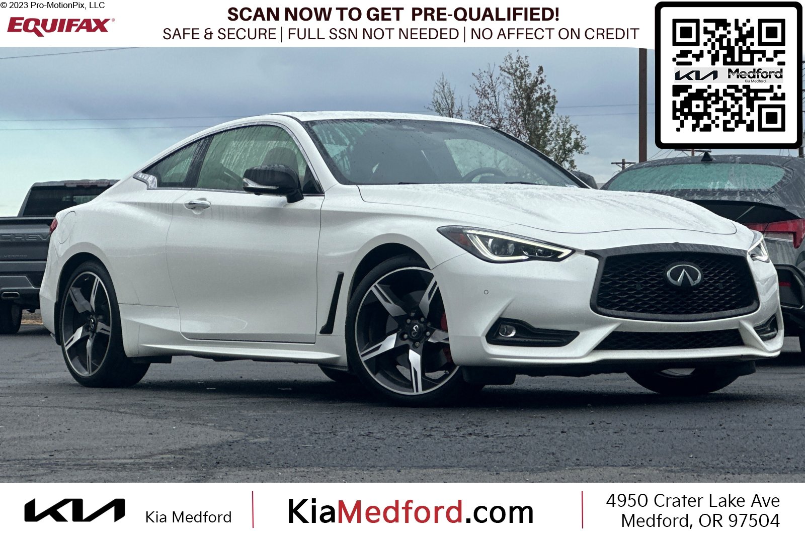 Used 2022 INFINITI Q60 Red Sport 400 w/ Cargo Package AWD/4WD image 1