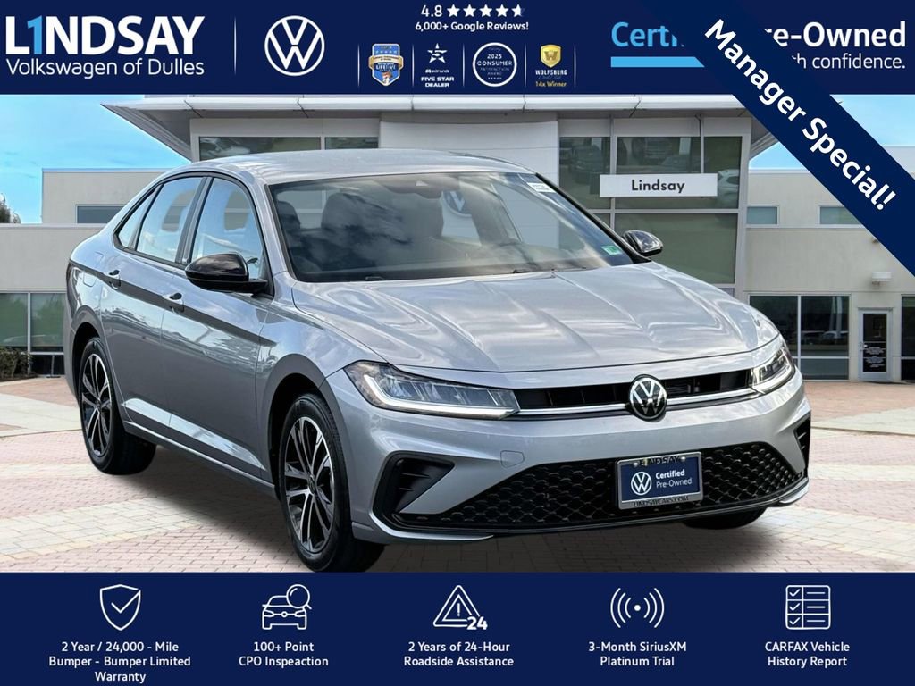Certified 2025 Volkswagen Jetta Sport