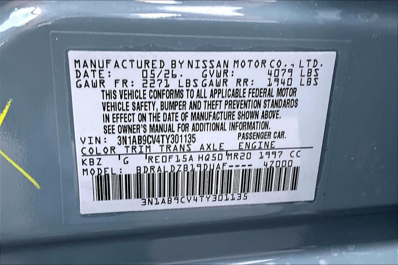 New 2026 Nissan Sentra SV w/ SV Convenience Package FWD image 18