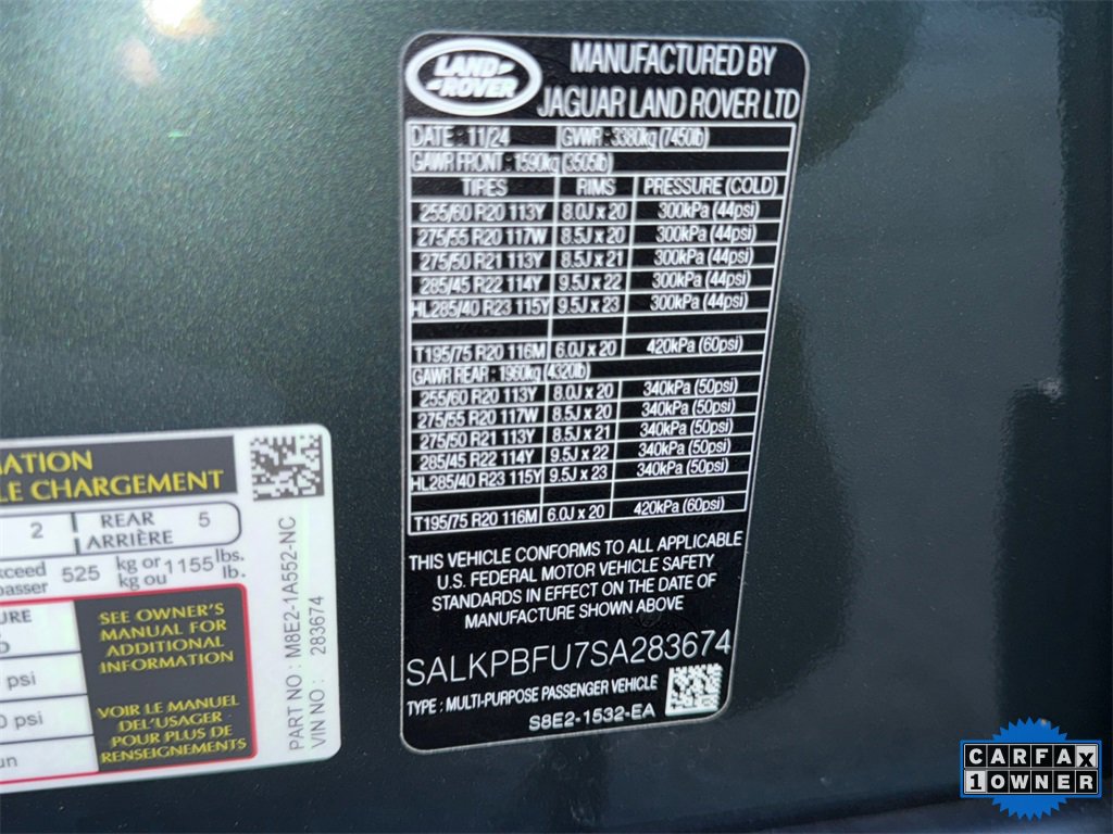 Used 2025 Land Rover Range Rover Long Wheelbase SE image 26