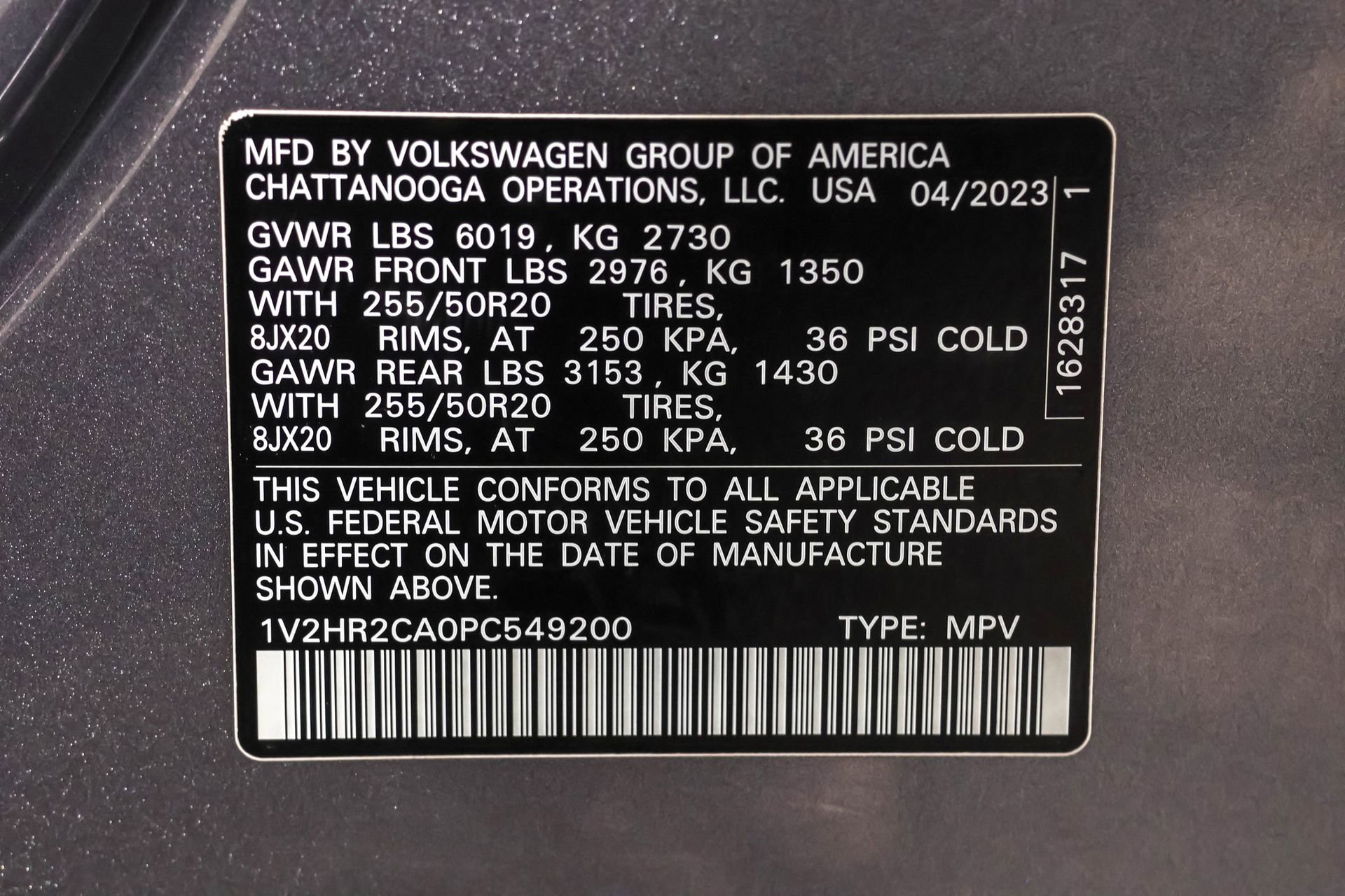 Used 2023 Volkswagen Atlas SE w/ Black Wheel Package image 51