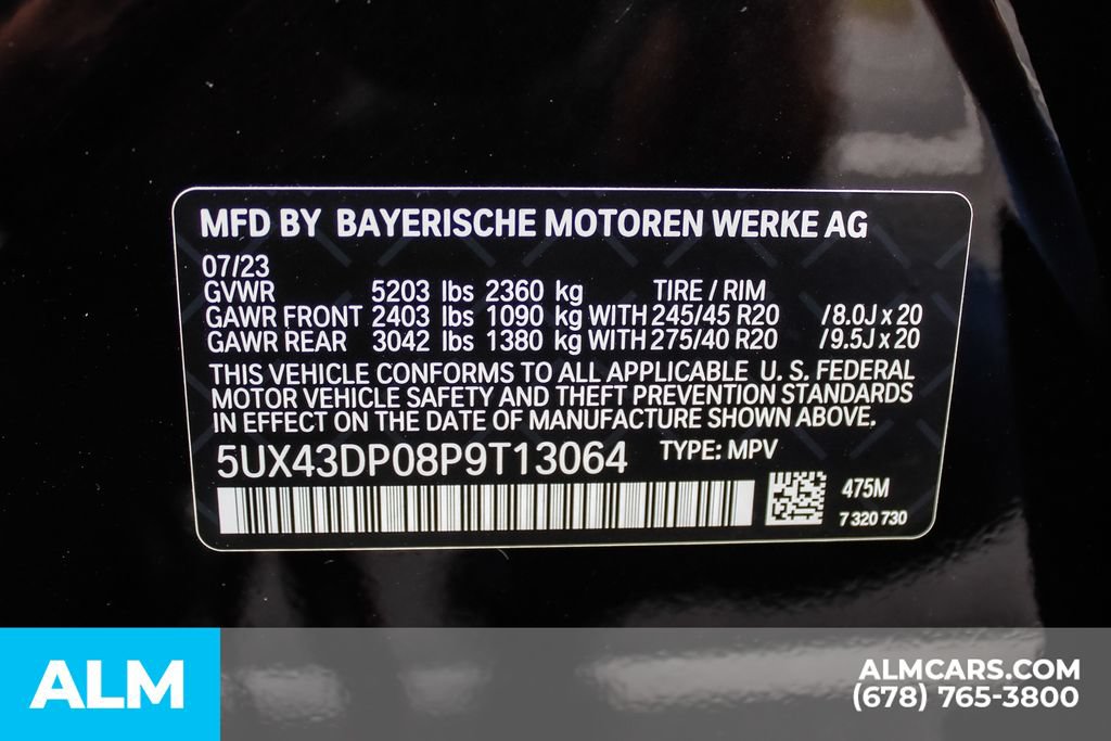 Used 2023 BMW X3 sDrive30i w/ M Sport Package RWD image 43