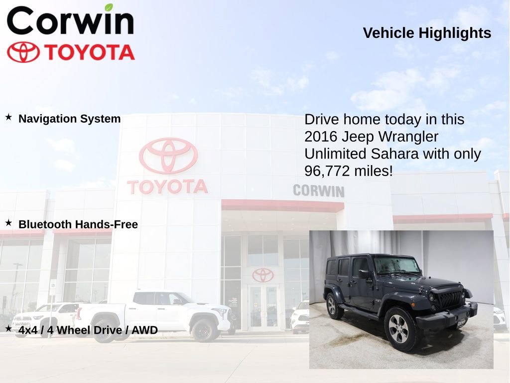 Used 2016 Jeep Wrangler Unlimited Sahara image 6