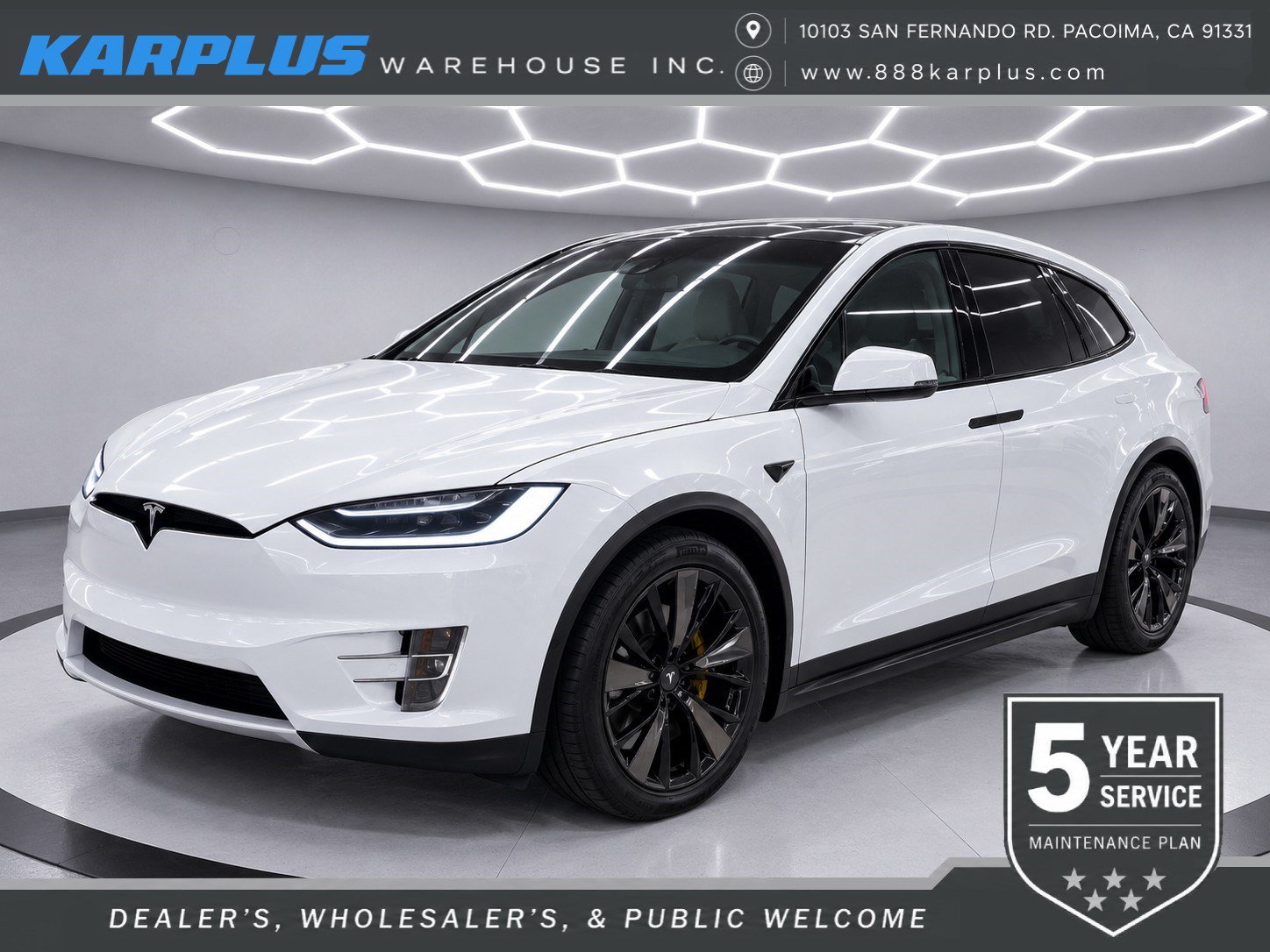 Used 2019 Tesla Model X Long Range AWD/4WD image 1