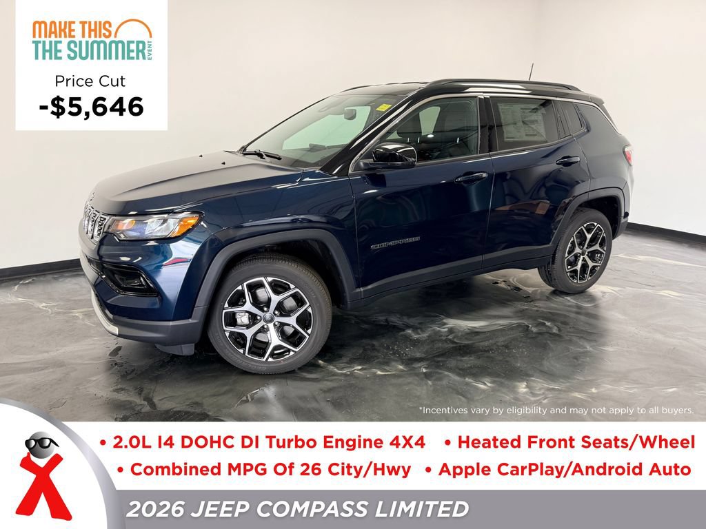 New 2026 Jeep Compass Limited AWD/4WD image 1