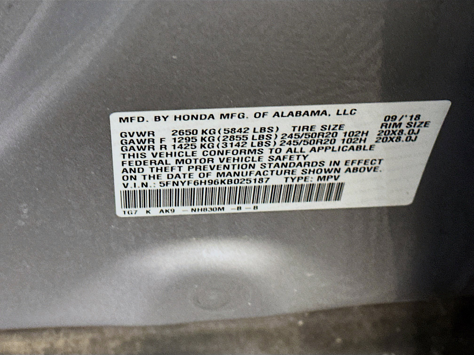 Used 2019 Honda Pilot Touring image 12
