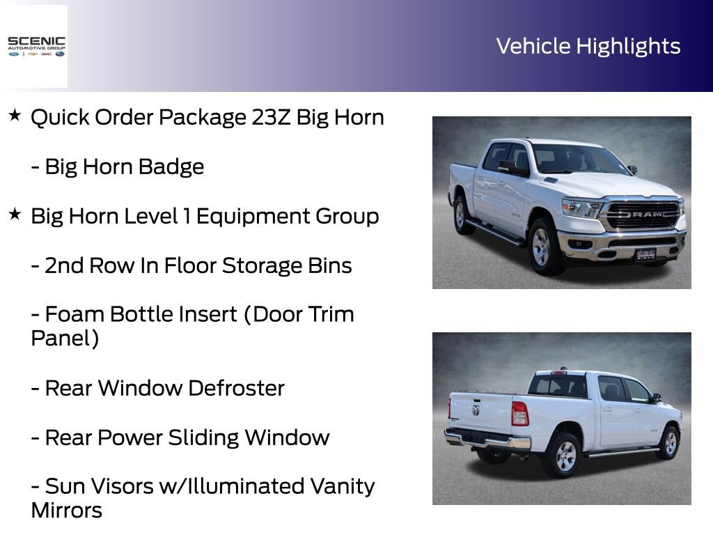 Used 2021 RAM 1500 Big Horn RWD image 5