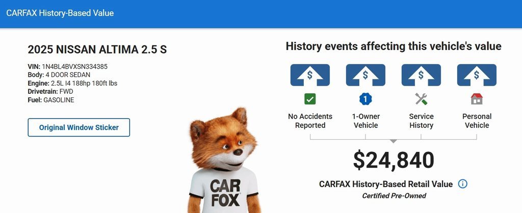 Used 2025 Nissan Altima 2.5 S image 22