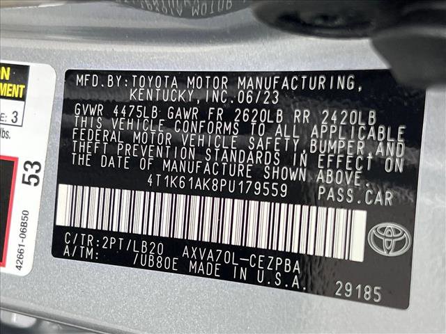 Certified 2023 Toyota Camry XSE FWD image 27