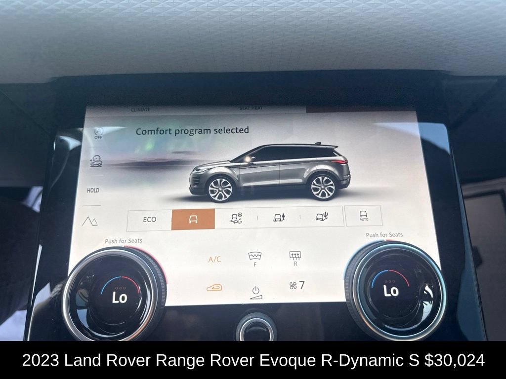 Used 2023 Land Rover Range Rover Evoque R-Dynamic S AWD/4WD image 30