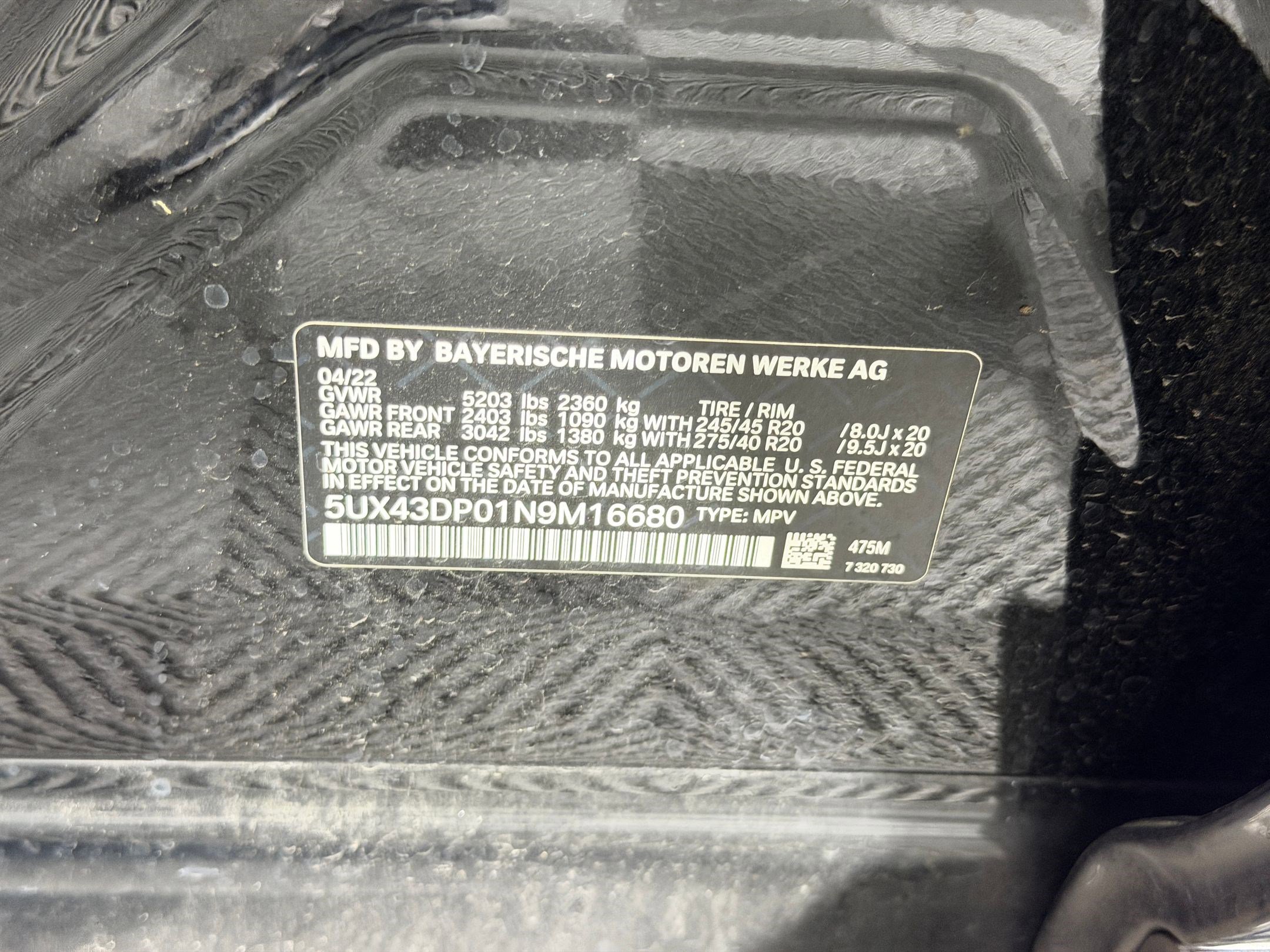 Used 2022 BMW X3 sDrive30i w/ M Sport Package 2 RWD image 22