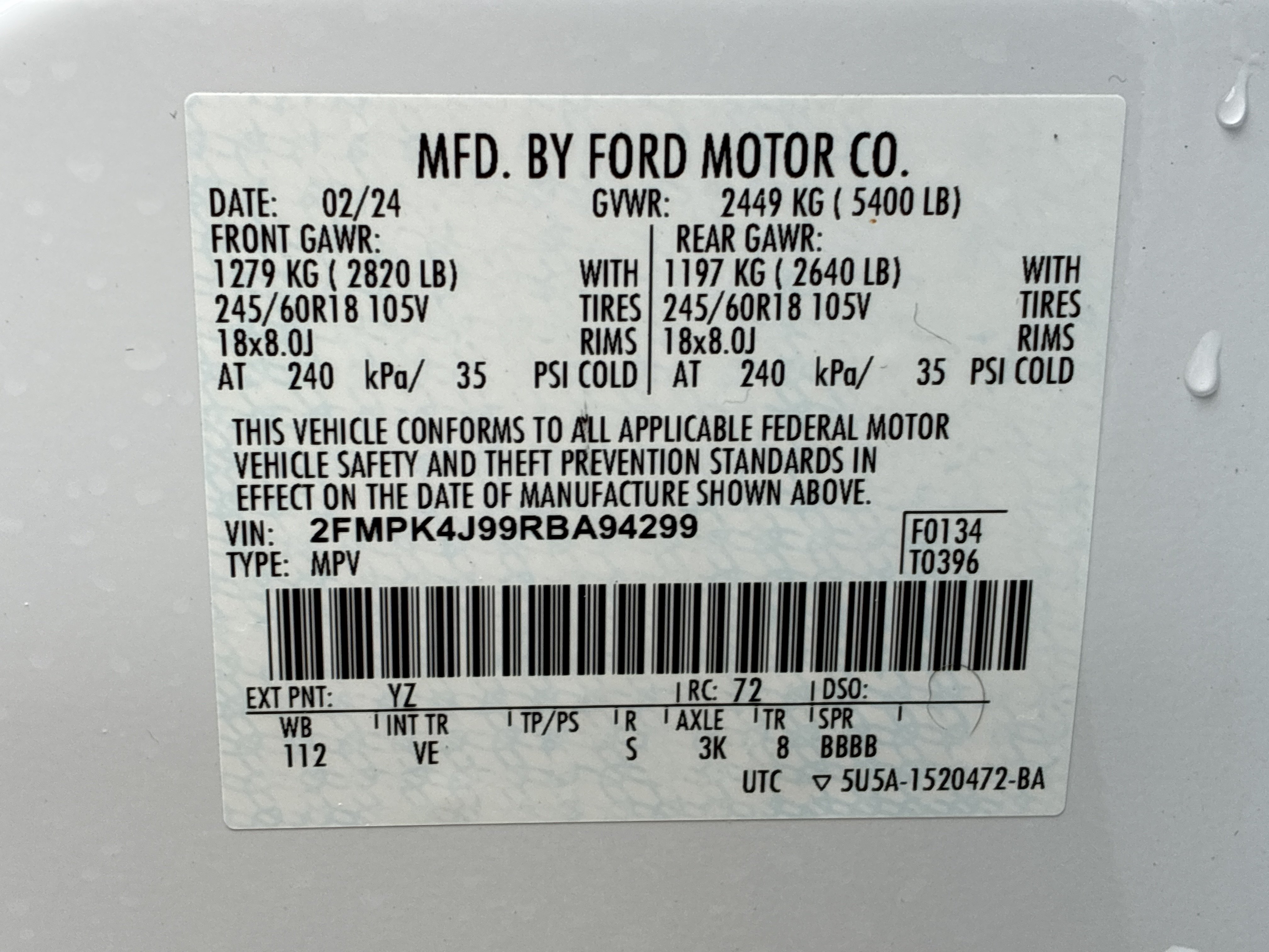Used 2024 Ford Edge SEL AWD/4WD image 36