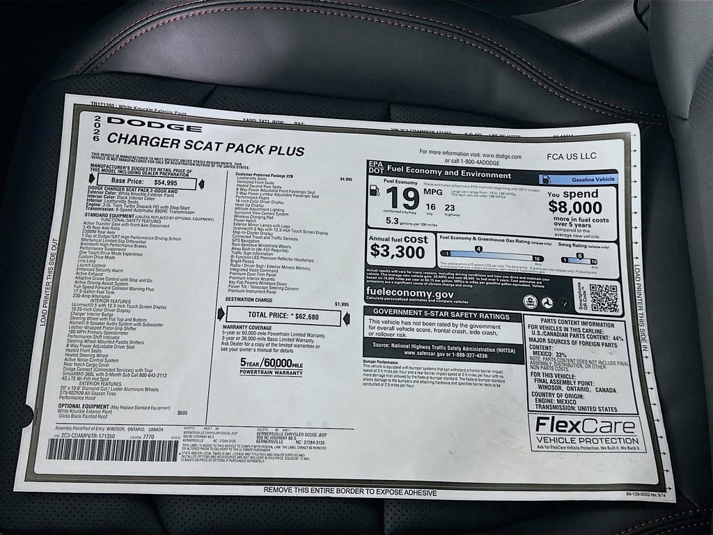 New 2026 Dodge Charger Scat Pack image 21