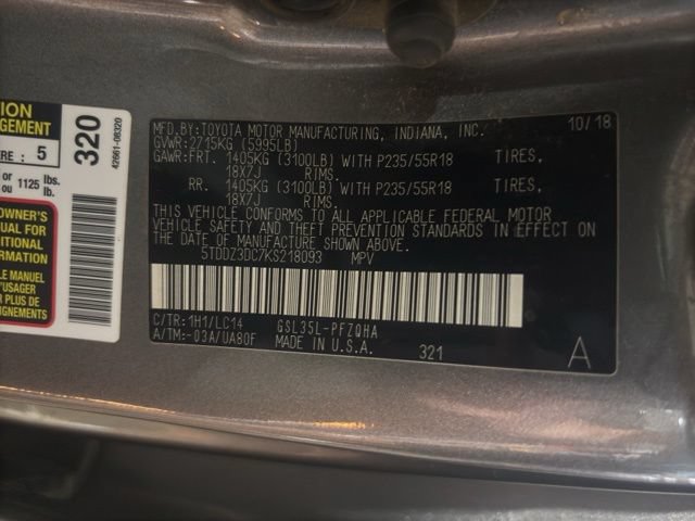 Used 2019 Toyota Sienna XLE Premium w/ Protection Package AWD/4WD image 32