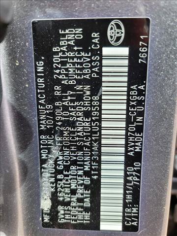 Used 2020 Toyota Camry XLE FWD image 22