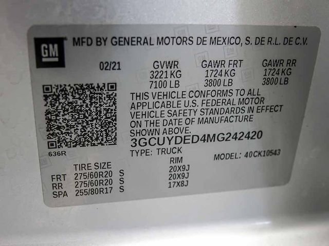 Used 2021 Chevrolet Silverado 1500 LT w/ All Star Edition Plus AWD/4WD image 30