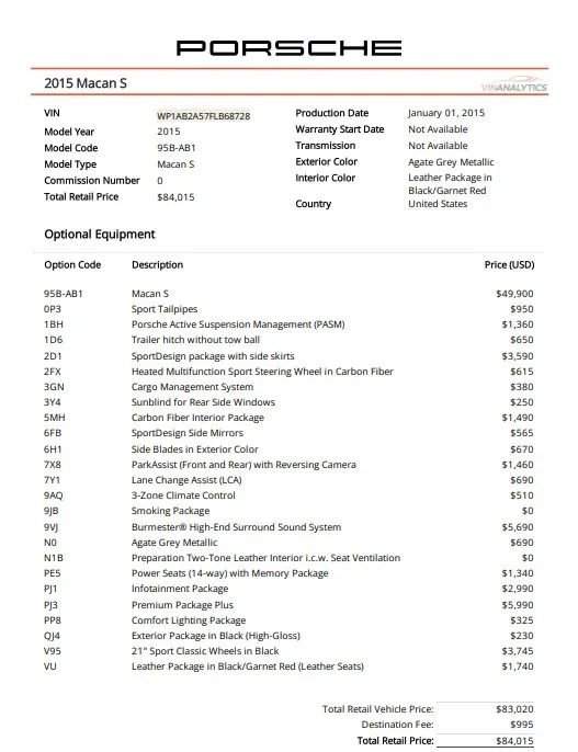 Used 2015 Porsche Macan S AWD/4WD image 16