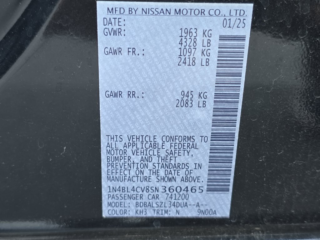 Used 2025 Nissan Altima 2.5 SR FWD image 27