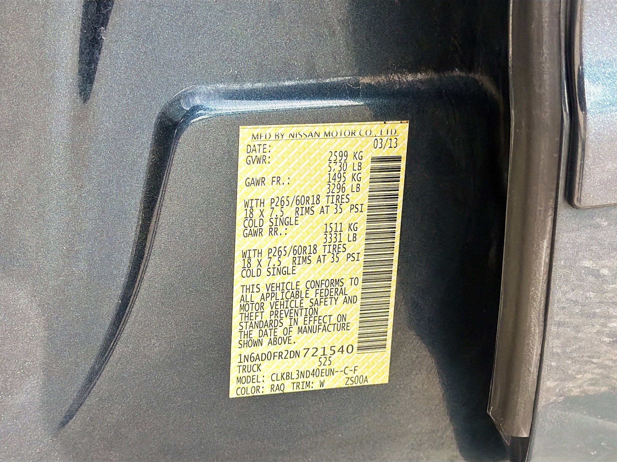 Used 2013 Nissan Frontier SL w/ Moonroof Pkg image 39