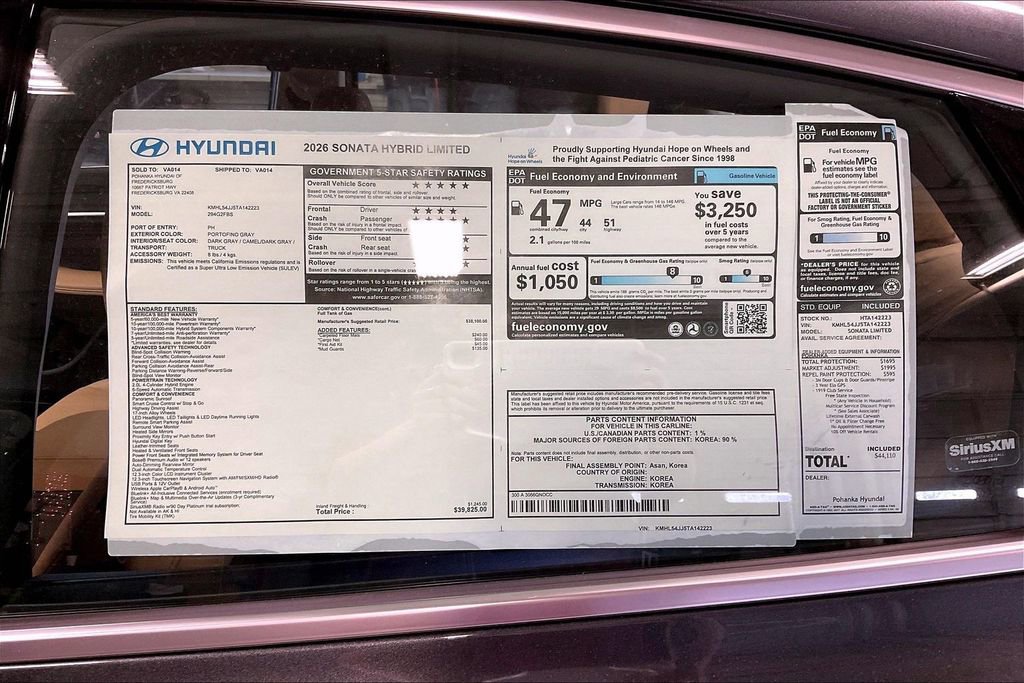 New 2026 Hyundai Sonata Limited image 13