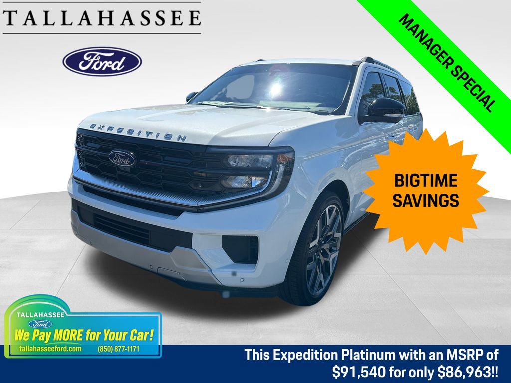 New 2025 Ford Expedition Platinum w/ Platinum Ultimate Package