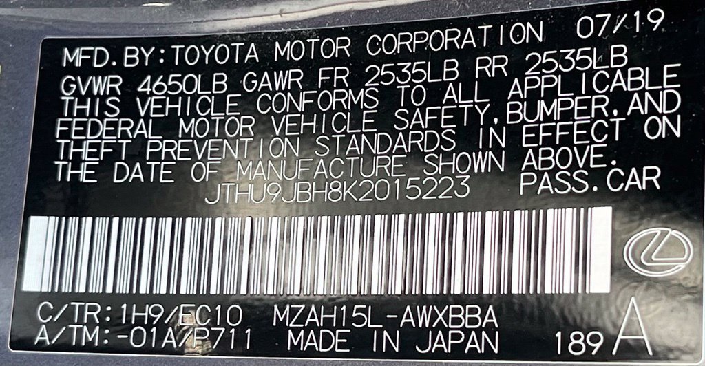 Used 2019 Lexus UX 250h w/ Premium Package AWD/4WD image 44